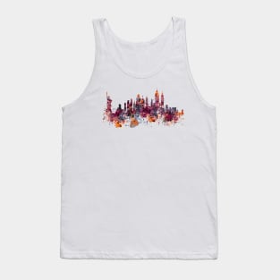 New York skyline watercolor Tank Top